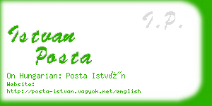 istvan posta business card